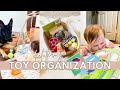 BABY TOY ORGANIZATION &amp; NEW NURSERY DECOR UPDATES | baby toy faves &amp; organizing all of our baby toys