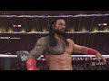 WWE 2K25 Roman Reigns vs. CM Punk