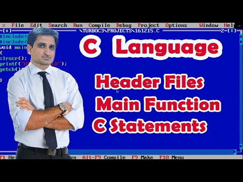 What are Header Files in C? || Main Function in C? || What are C ...