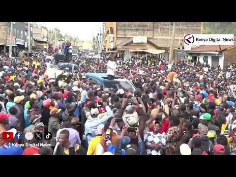 'Kasongo bye, bye, bye!' Laare Erupts as residents sing in front of Ndindi Nyoro.