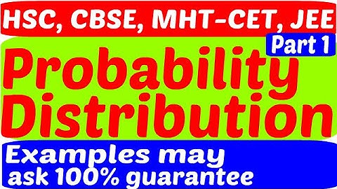 Probability Distribution part 1