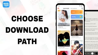 How To Choose Download Path On NovelToon App screenshot 5
