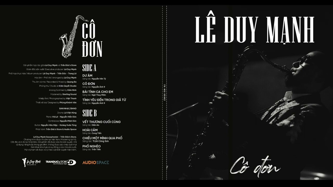 🔴 Tuyển Chọn Saxophone hay nhất 2023 [LP – CÔ ĐƠN] – Lê Duy Mạnh — Lê Duy Mạnh Saxophone