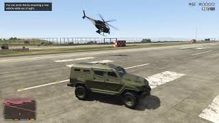 GTA 5  Fort Zancudo Military Base Rampage + Six Star Escape