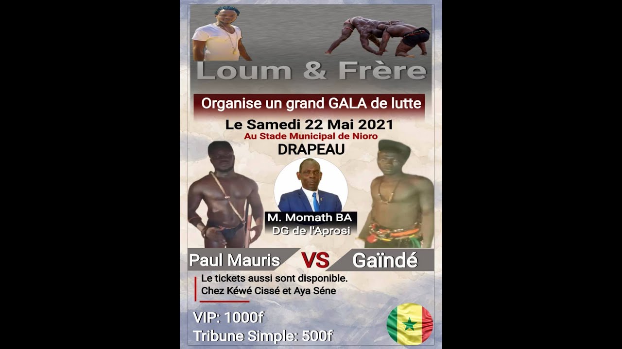 Nioro du rip: Galla de lutte organisé par Loum et frères le 22/ 05/ 2021 partie 1
