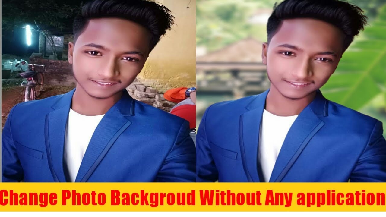 How To Change Photo Background Without Any Application Jay