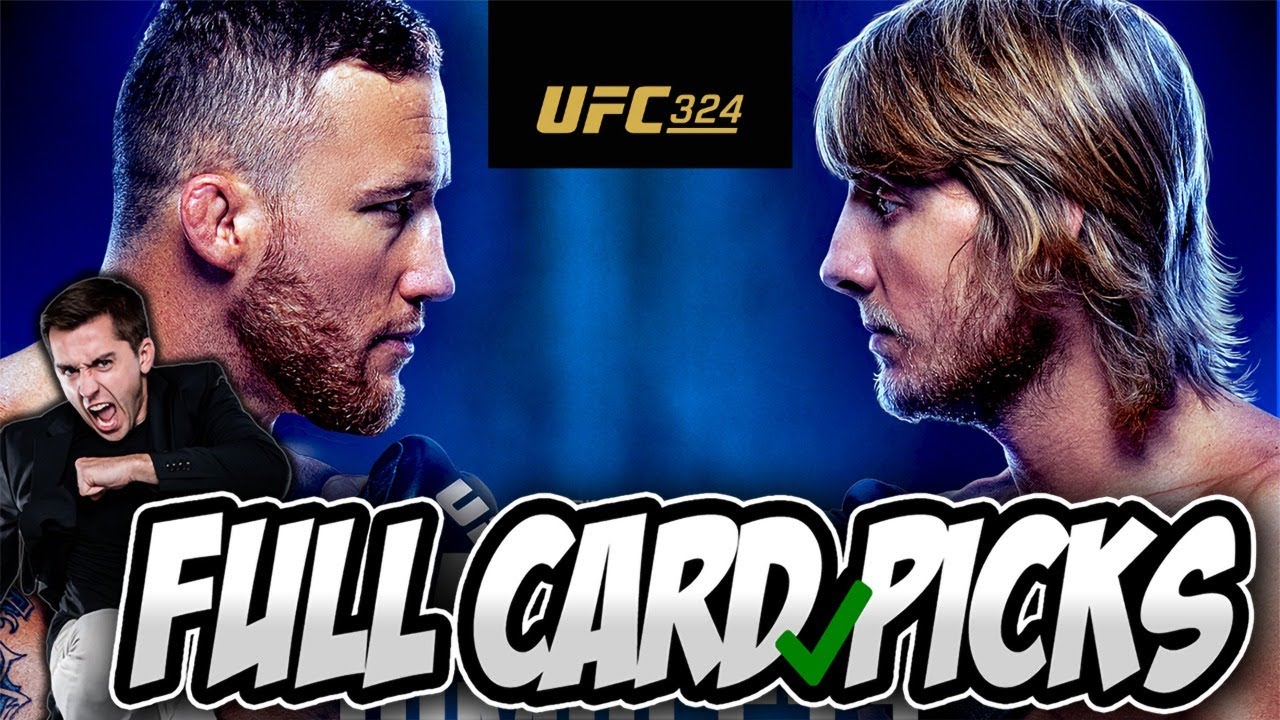 FINCH'S UFC 324 FULL CARD PREDICTIONS