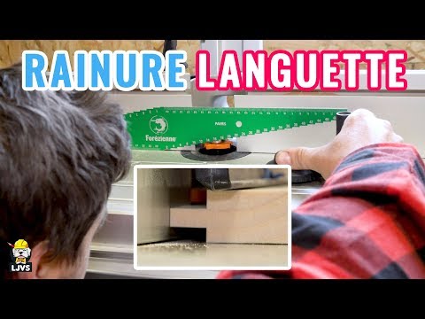 ASSEMBLAGE BOIS rainure