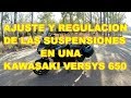 AJUSTE & REGULACION SUSPENSIONES KAWASAKI VERSYS 650