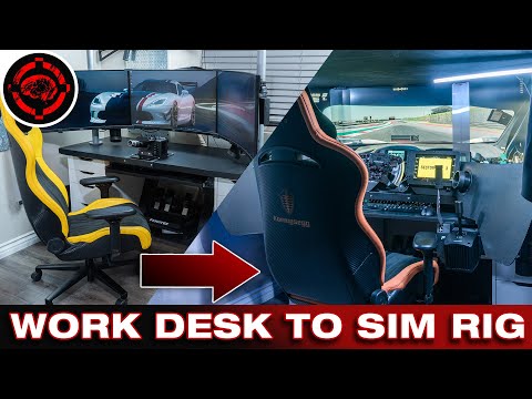 Convertible in 60 Seconds | Office to Sim Racing Rig Custom Build (Dash, Roof, Shifters, Screens...)