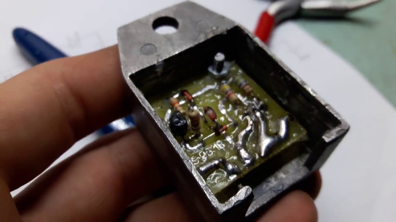 Voltage regulator for scooter is in a box now - YouTube