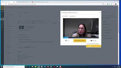 Creating Video Post Assignments in Canvas Discussions