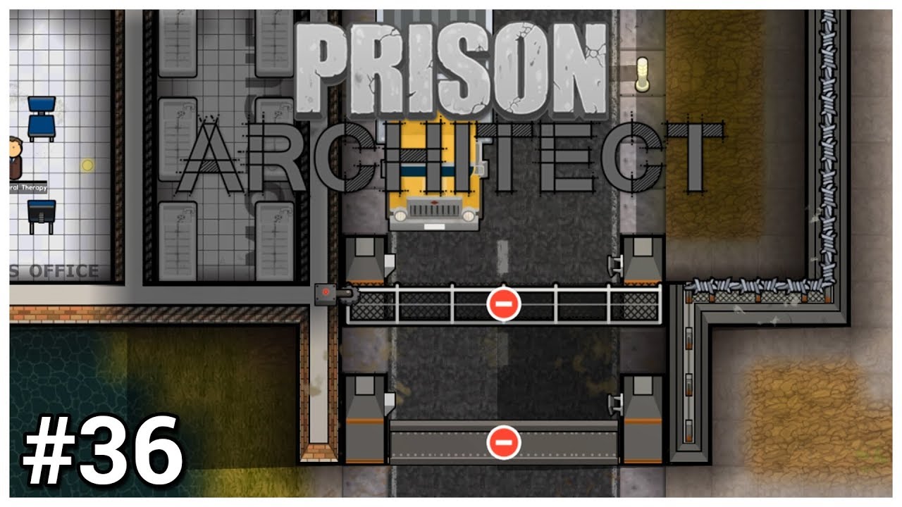 laag Worstelen man Prison Architect - #36 - Road Barrier - Let's Play / Gameplay /  Construction - YouTube