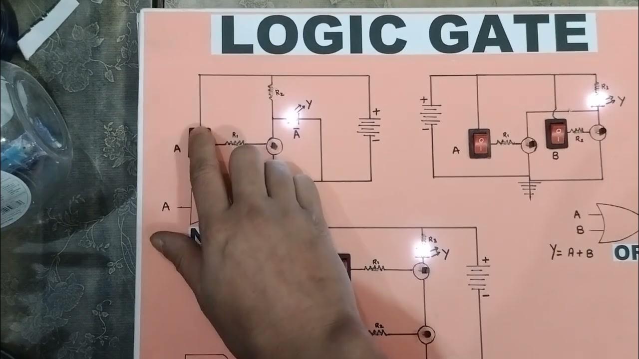 Logic Gate working model// working model on logic gate //And Gate,Or