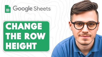 How to Change The Row Height Google Sheets Excel [2025 Guide]