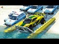Beamng drive - Police Chases vs Sports Cars crashes #9.5