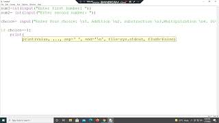 Calculator Program by using Python