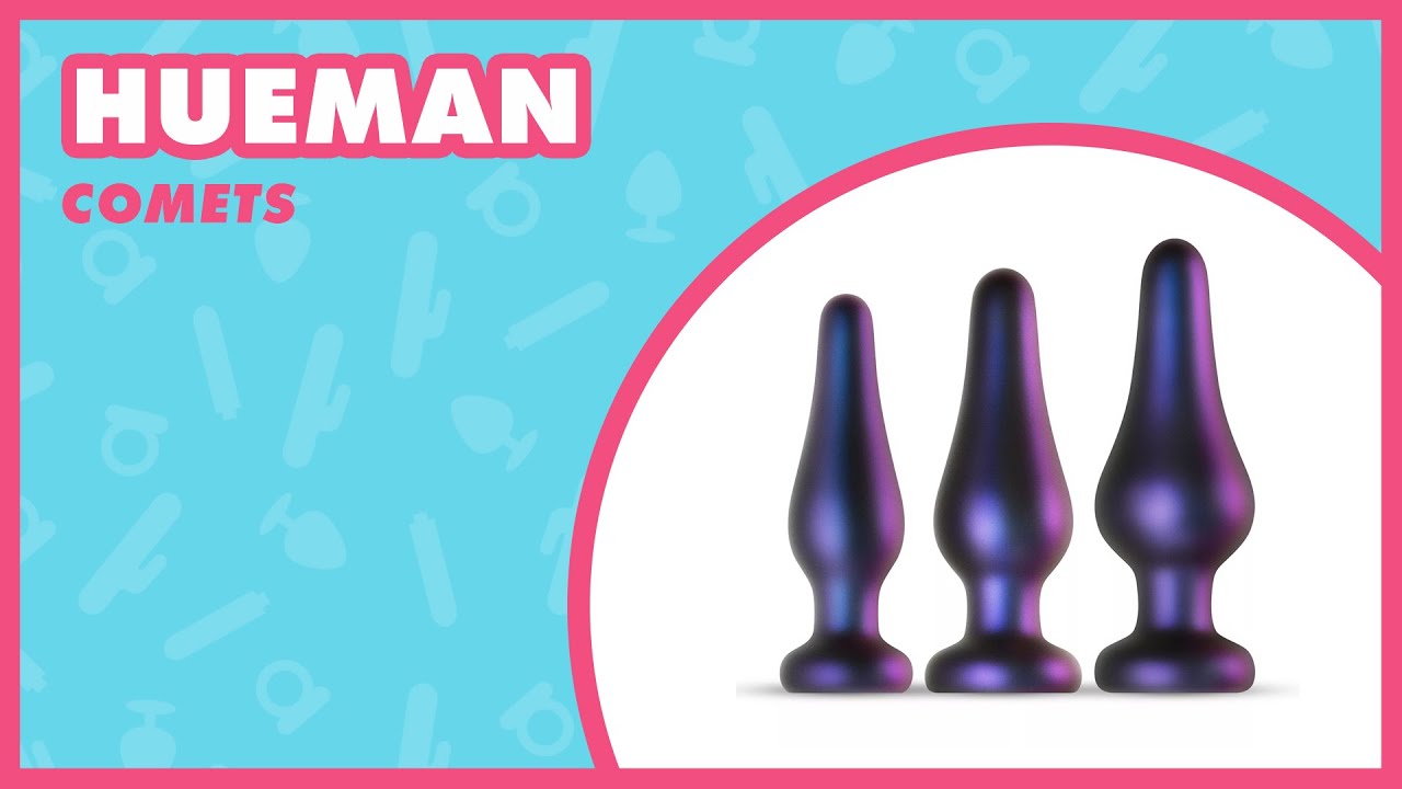 Hueman Comets Butt Plug Set Review ✨ 3 Sizes for Beginners & Experts 🚀🌌 | 💗 EasyToys