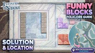 Funny Blocks Puzzle 9/11 | Near the Eastern Ferry, Blue Pools | Folklore Guide | Infinity Nikki 2.5 screenshot 5