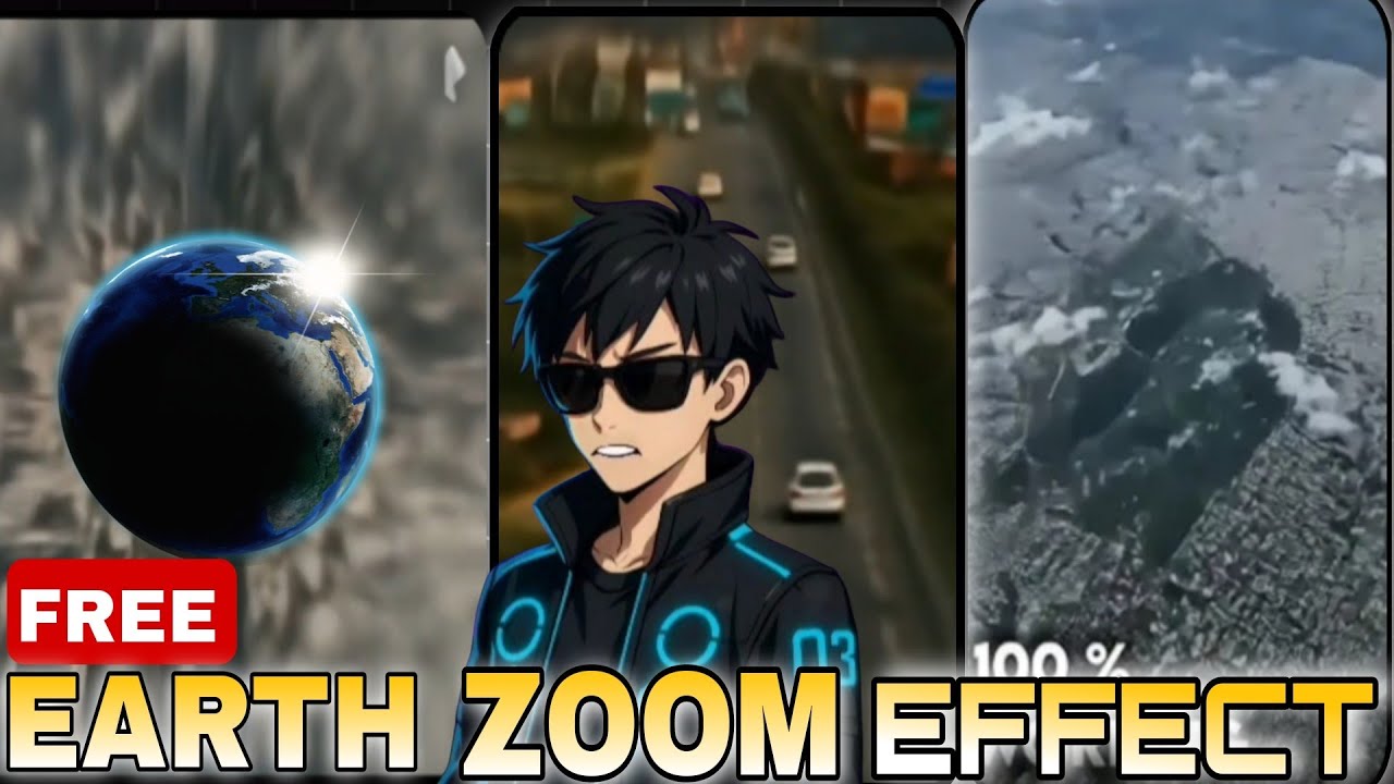 Free Earth Zoom Effect | Apne Photo Ko Space Se Zoom Karke Video Kaise Banaye | 100% Working