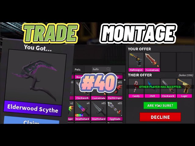 MM2 Trading Montage #43 (INSANE TRADES) 