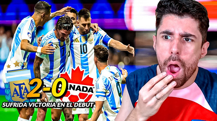 🔴 Reacciones Argentina vs Canadá 2-0 | Copa América 2024