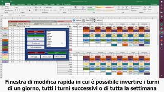 Gestione Turni con Excel screenshot 3