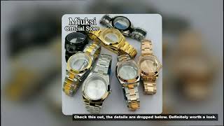 Miuksi 36mm/40mm Watch Case Sapphire Glass Fit NH35 NH36 NH34 ETA2824 2836 Miyota8205 8215 PT5000 Mi