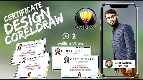 CorelDraw Tutorial - How To Design Certificate in CorelDraw 2020 || Full beginners Tutorial