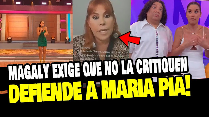 MAGALY MEDINA DEFIENDE PROGRAMA DE MARIA PIA COPELLO Y PIDE QUE NO LA CRITIQUEN