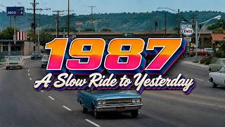 BACK TO 1987 — A Slow Ride to Yesterday // 80s Nostalgic Vaporwave & Synthwave Mix