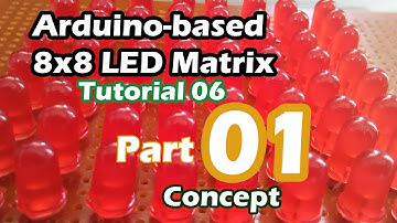 Tutorial 06 Building an Arduino-based 8x8 LED Matrix  part 01 Concept
