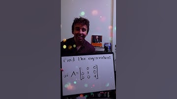 find the eigenvalues!