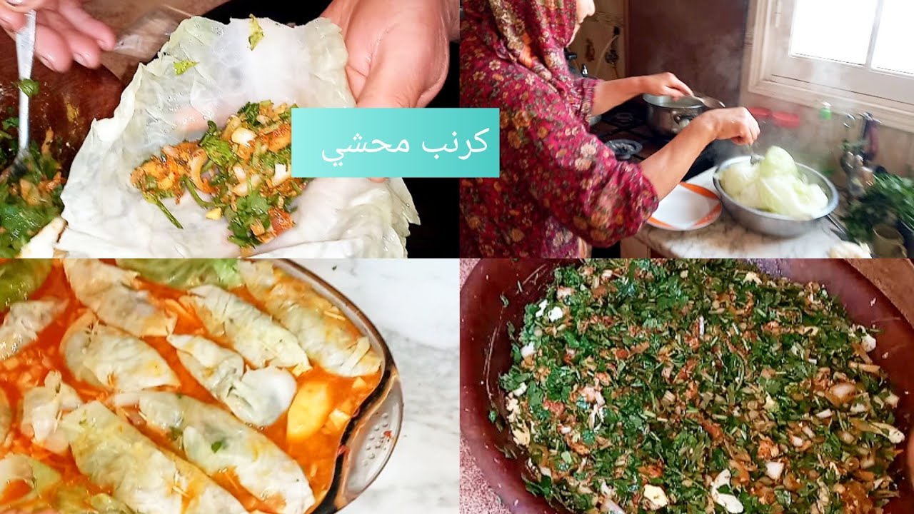 الكرنب المحشي من يديات الوالدة احلى فطور واحلى لمة