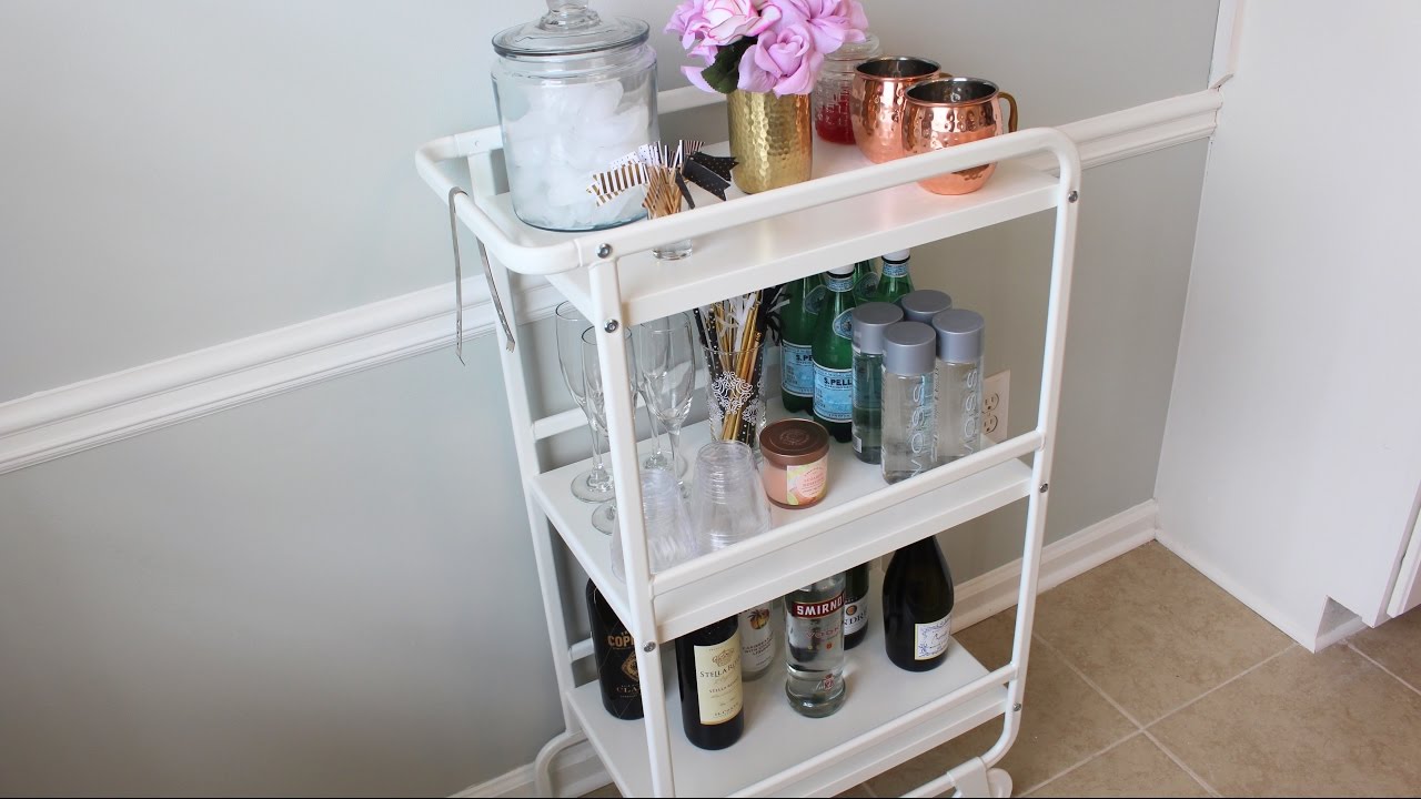 How To Set Up A Bar Cart You How To Set Up A Bar Cart