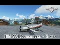 ✈ Samolotem przez świat odc. 3 - Testujemy TBM 930 w MSFS2020 Courchevel - Nicea (CVF - NCE)