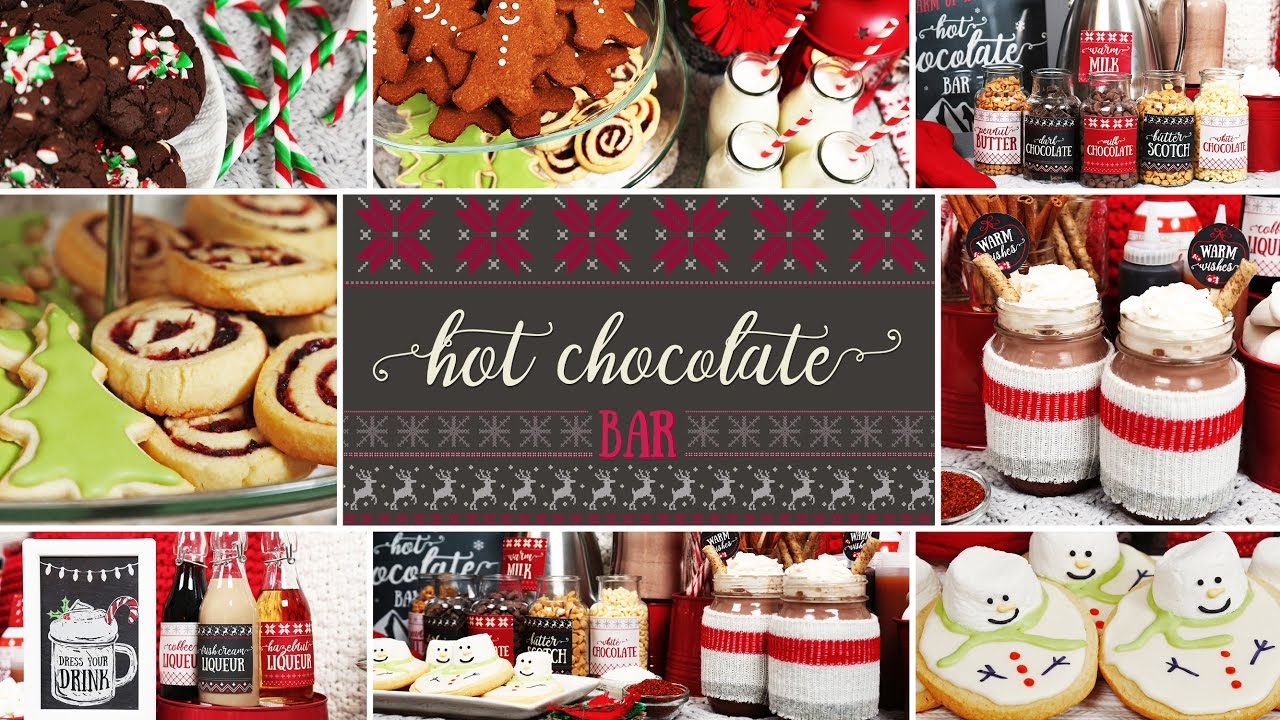 Hot Chocolate Bar | Holiday Party Ideas | The Domestic Geek