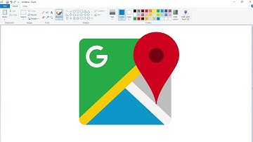 How to draw the Google Maps icon using MS Paint | How to draw on your computer