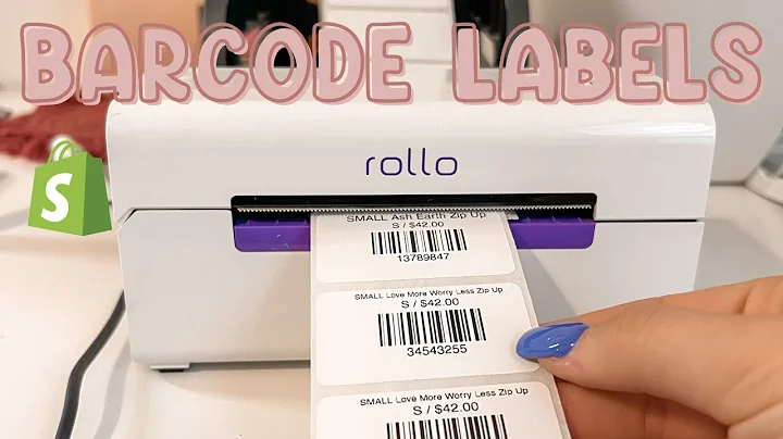 Streamline Your Inventory Management: Creating Barcodes with Rollo Thermal Printer