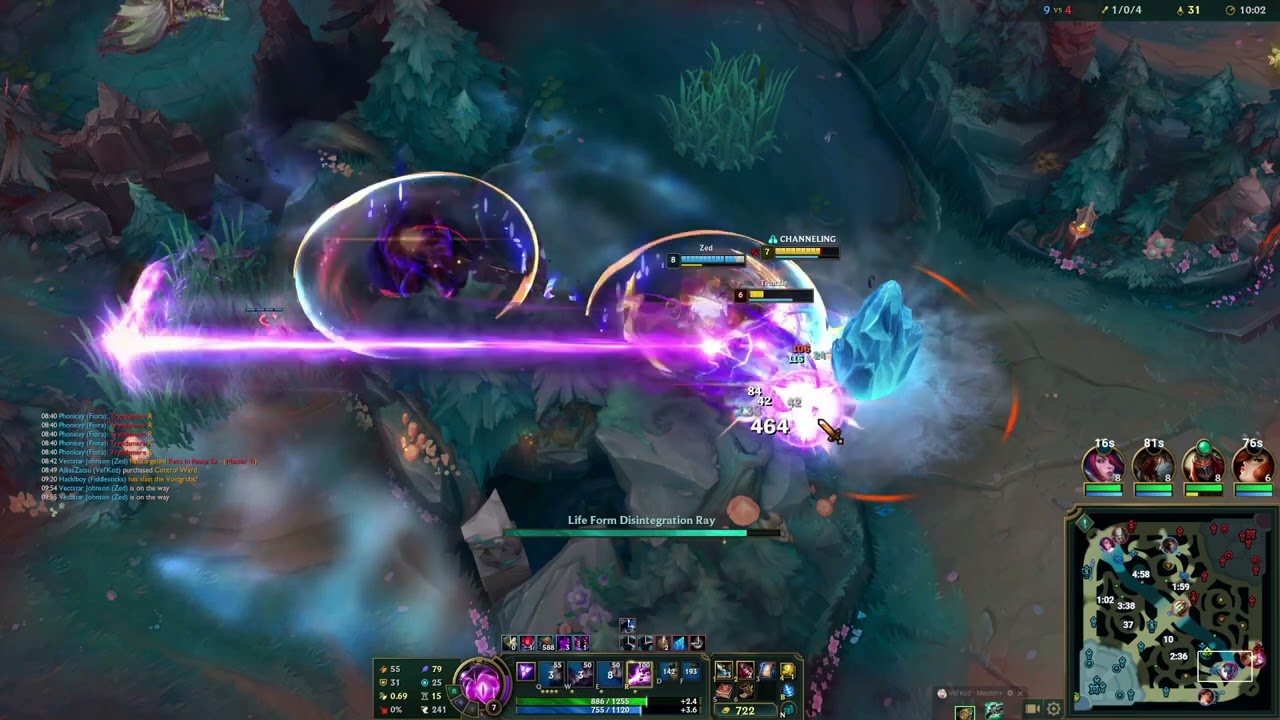 Lol ranked season 2025 | #12 Vel'Koz vs Teemo