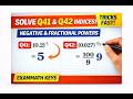 Solve These Indices Questions FAST — Negative &amp; Fractional Powers Explained (Q41–42)