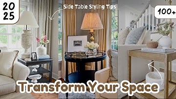 100+ Living Room End Table Decor 2025 | Modern & Stylish Side Table Styling Trends