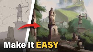 How to Paint Detailed Environments Without Getting Lost