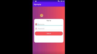 Famous How To Create Sign Up Form using the gradients in xml. #tutorial 2 #android Profile