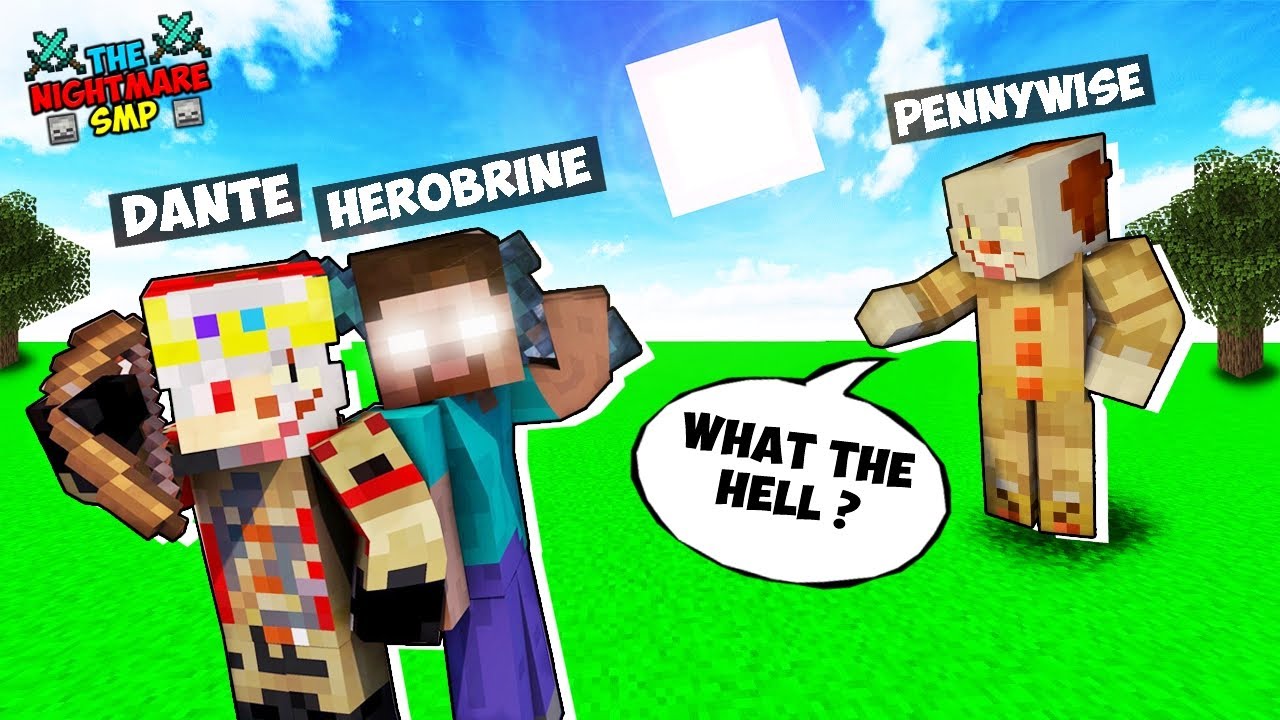 Me And Herobrine Became Friends On Our Minecraft Smp Nightmare Smp Part 8 Dante Hindustani Youtube