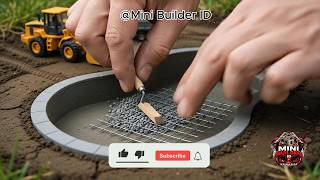 UNBREAKABLE! Tractor Builds a Brick House With a Mini Pool | DIY Construction Science Project
