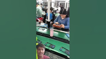 Smartphone assembly: Skilled workers improve effic ...🤔🤔