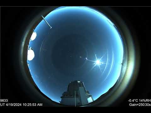 Subaru All-Sky Camera, April 19, 2024 UT/ すばる望遠鏡全天モニタ動画2024年4月19日（世界時）