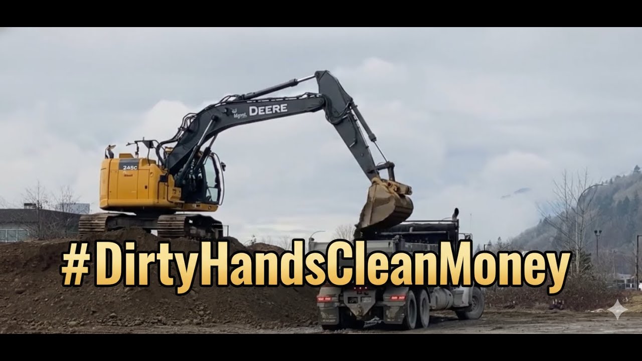 Excavator site prep in Chilliwack feat. mgmtgroup.ca (Throwback Thursday)