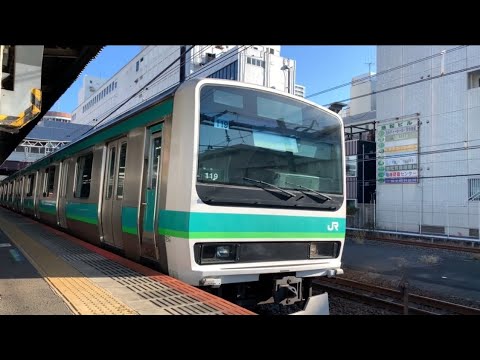 E231系0番代]JR常磐快速線 成田線 発着.通過シーン2022.2~2023.1